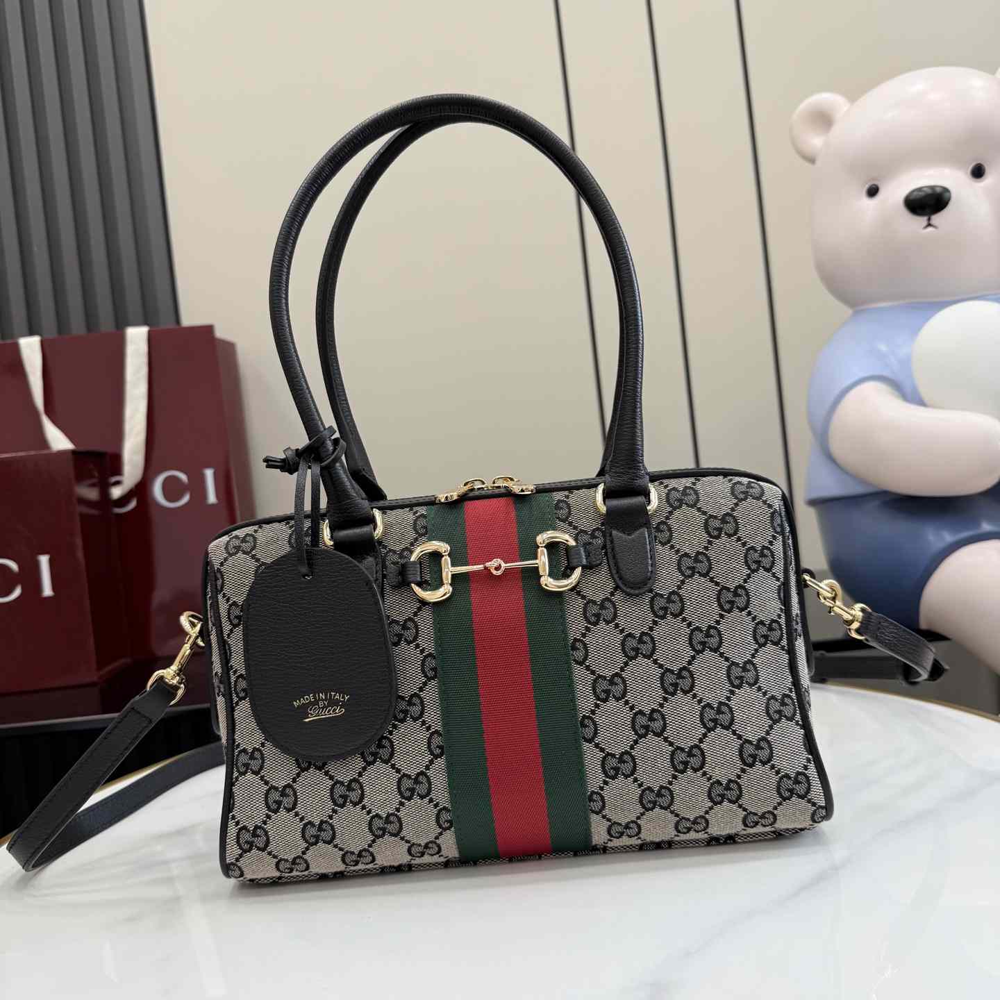 Gucci Borsetto Medium Boston Bag 866732 - DesignerGu