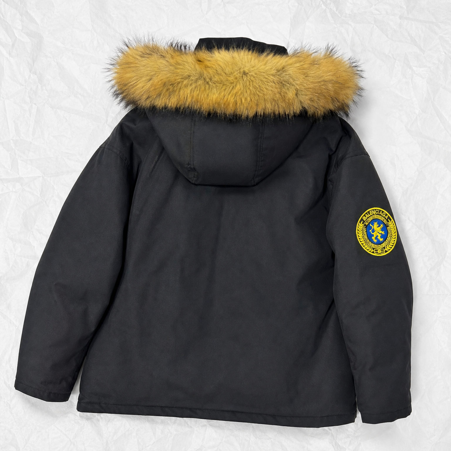 Balenciaga Faux-Fur-Trimmed Padded Jacket - DesignerGu