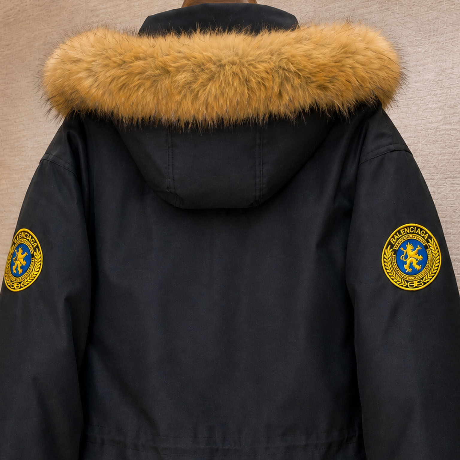 Balenciaga Faux-Fur-Trimmed Padded Jacket - DesignerGu