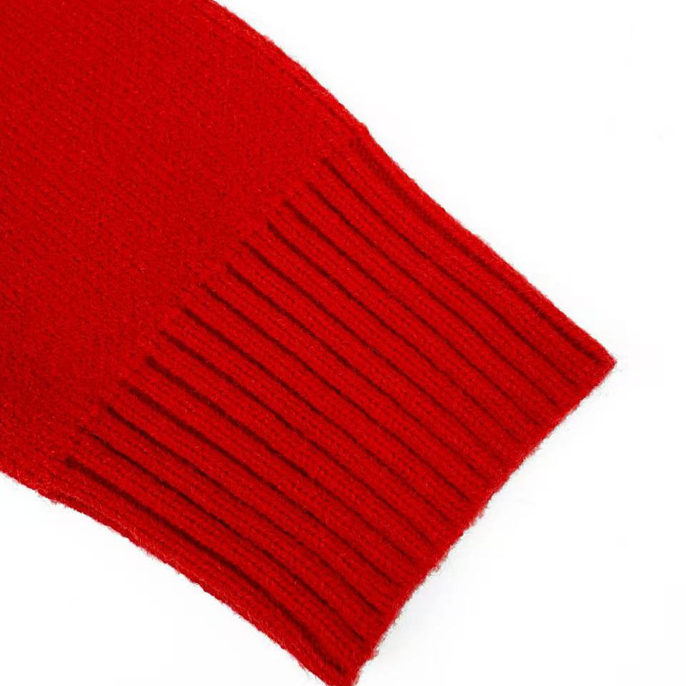 AMI Paris Ami De Coeur Wool Polo Shirt - DesignerGu