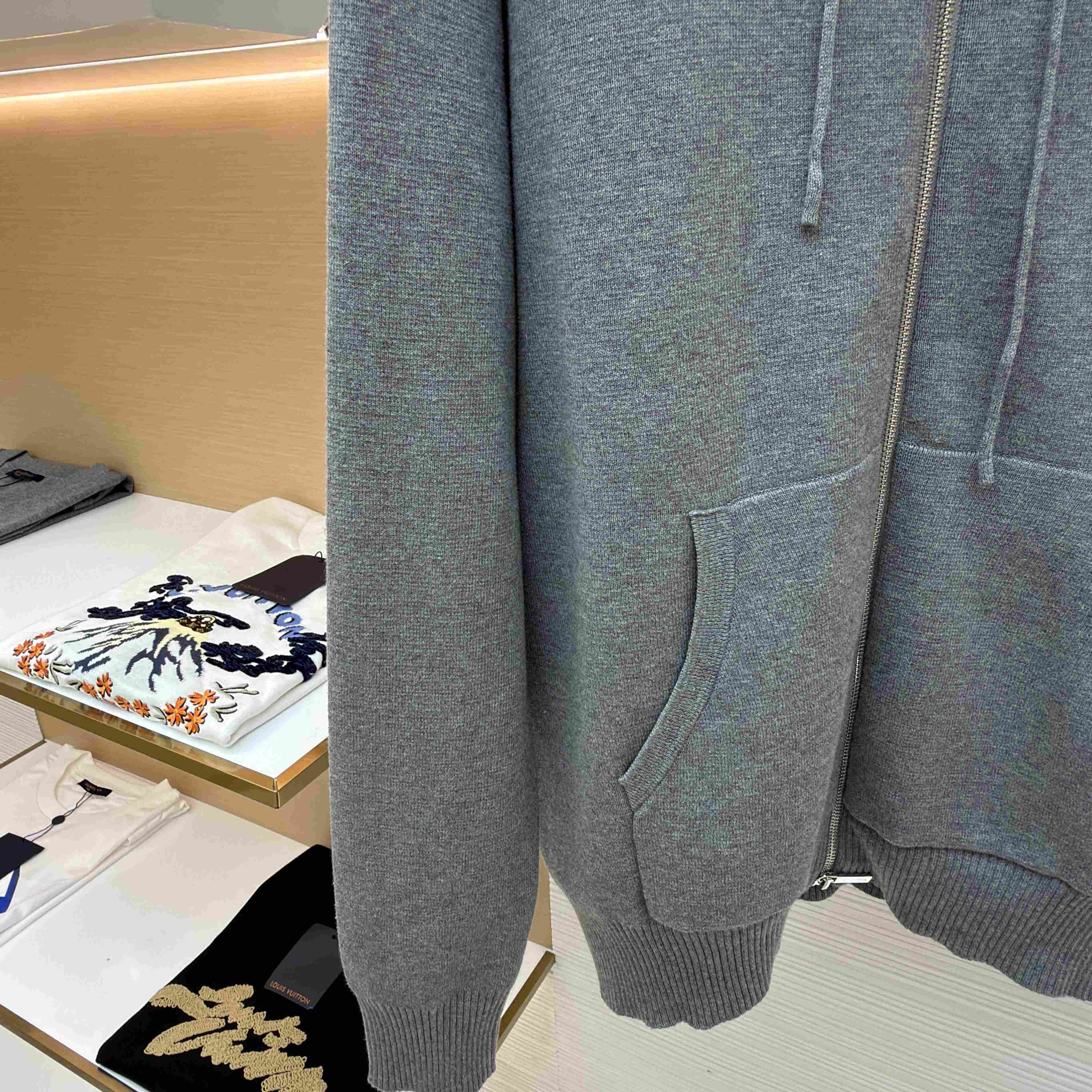Thom Browne Cotton Ottoman 4-BAR Zip Hoodie - DesignerGu