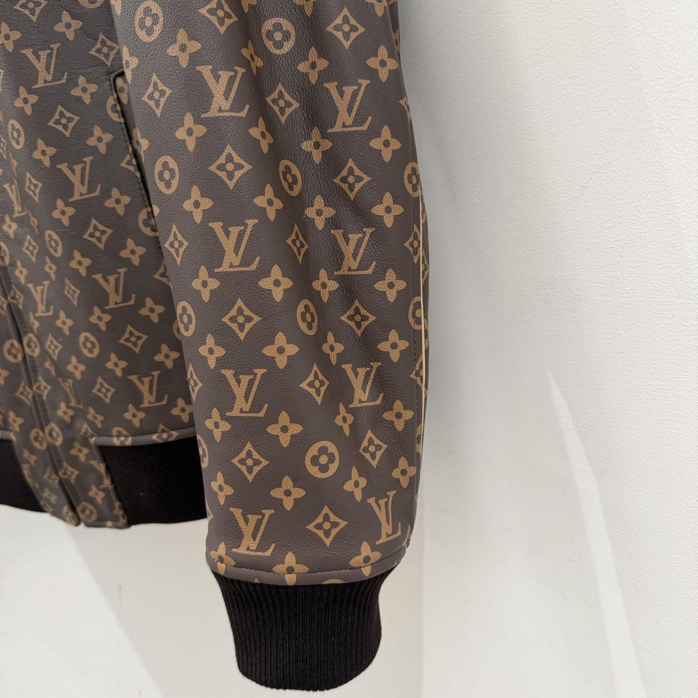 Louis Vuitton Monogram Padded Leather Blouson - DesignerGu