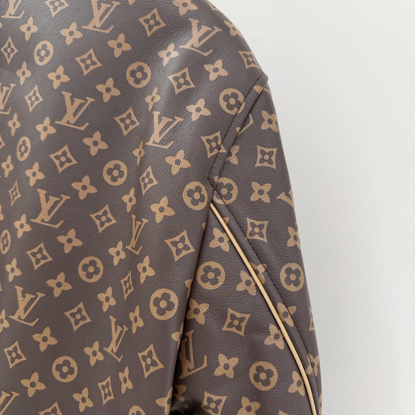 Louis Vuitton Monogram Padded Leather Blouson - DesignerGu