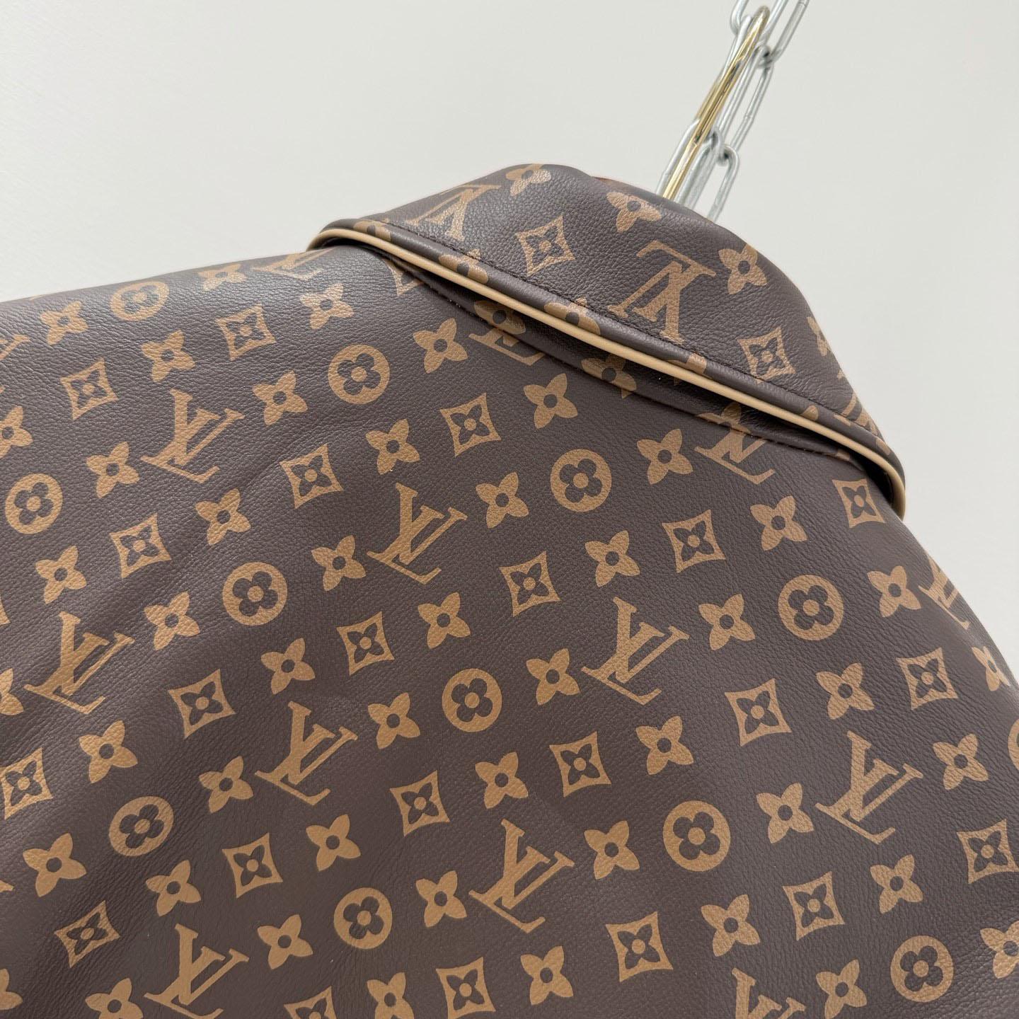 Louis Vuitton Monogram Padded Leather Blouson - DesignerGu