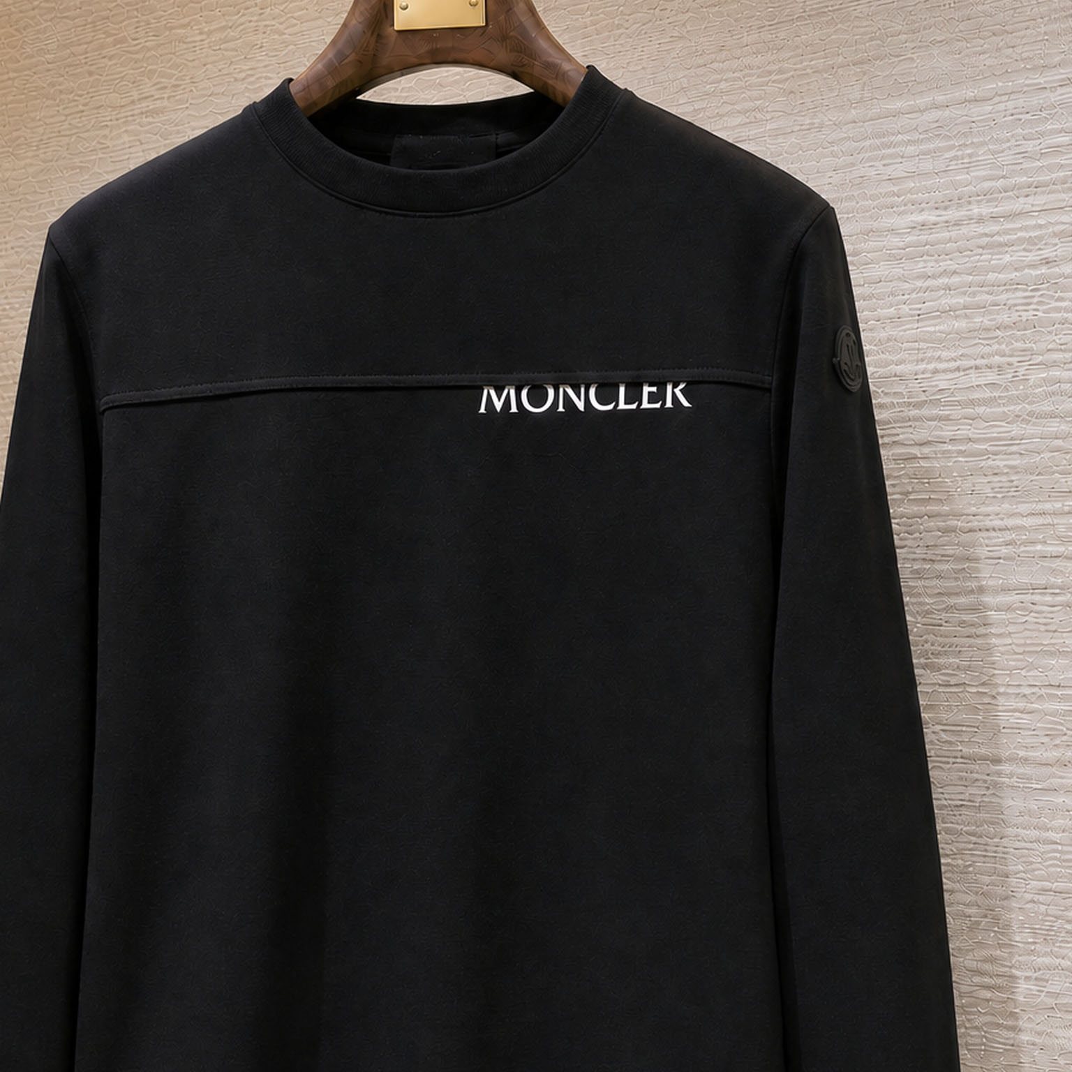 Moncler Logo Cotton Sweatshirt - DesignerGu