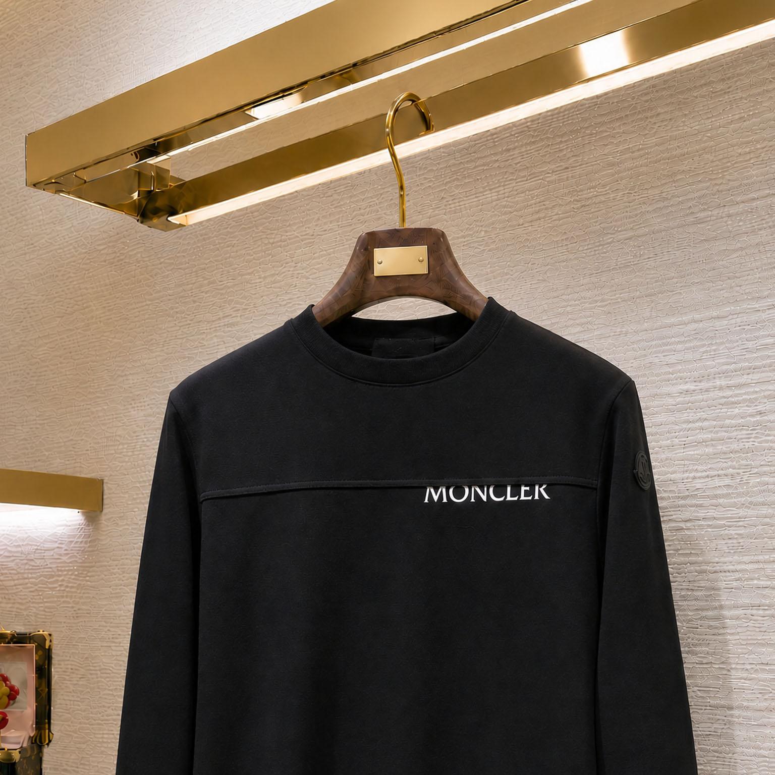 Moncler Logo Cotton Sweatshirt - DesignerGu
