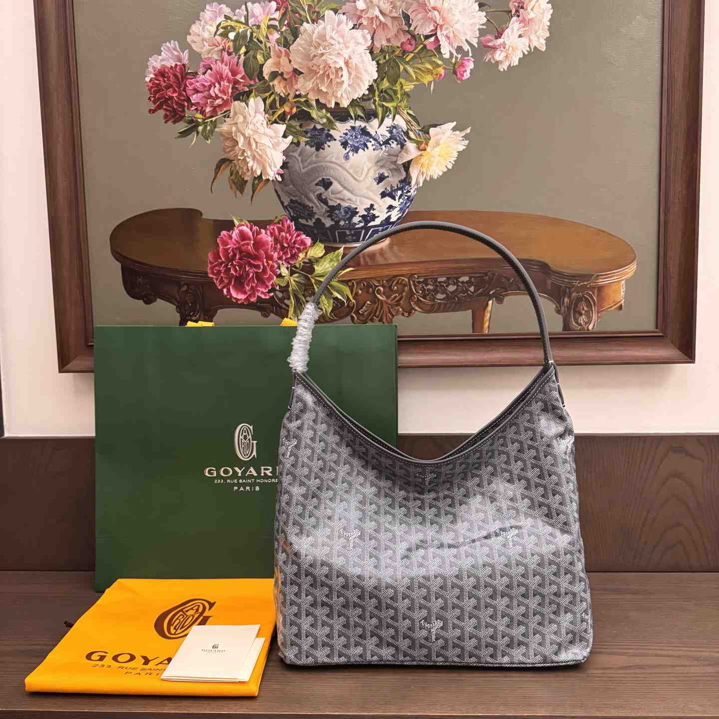 Goyard Goyardine Boheme Hobo Bag（Without a box） - DesignerGu