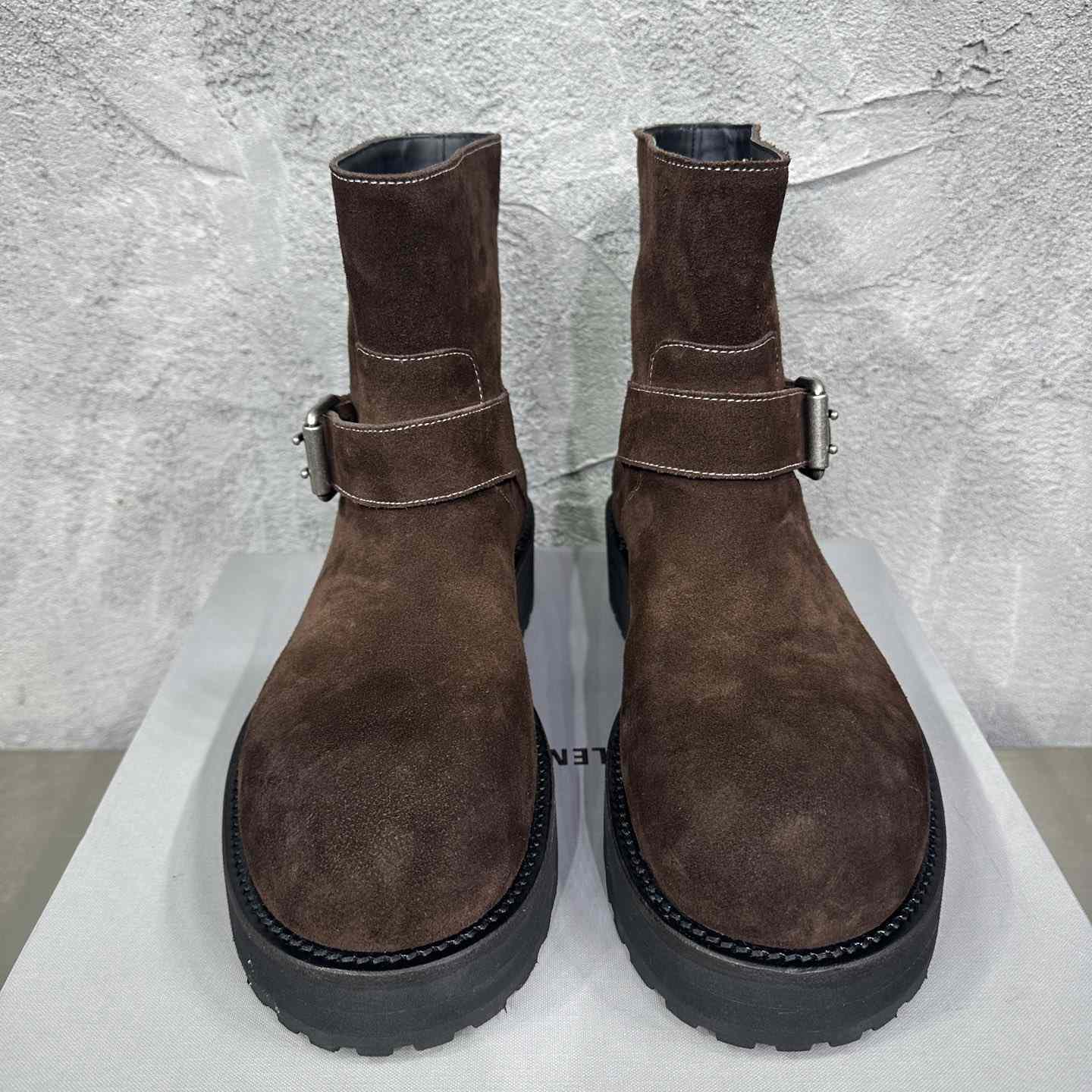 Balenciaga Venom Mini Bootie In Light Espresso - DesignerGu