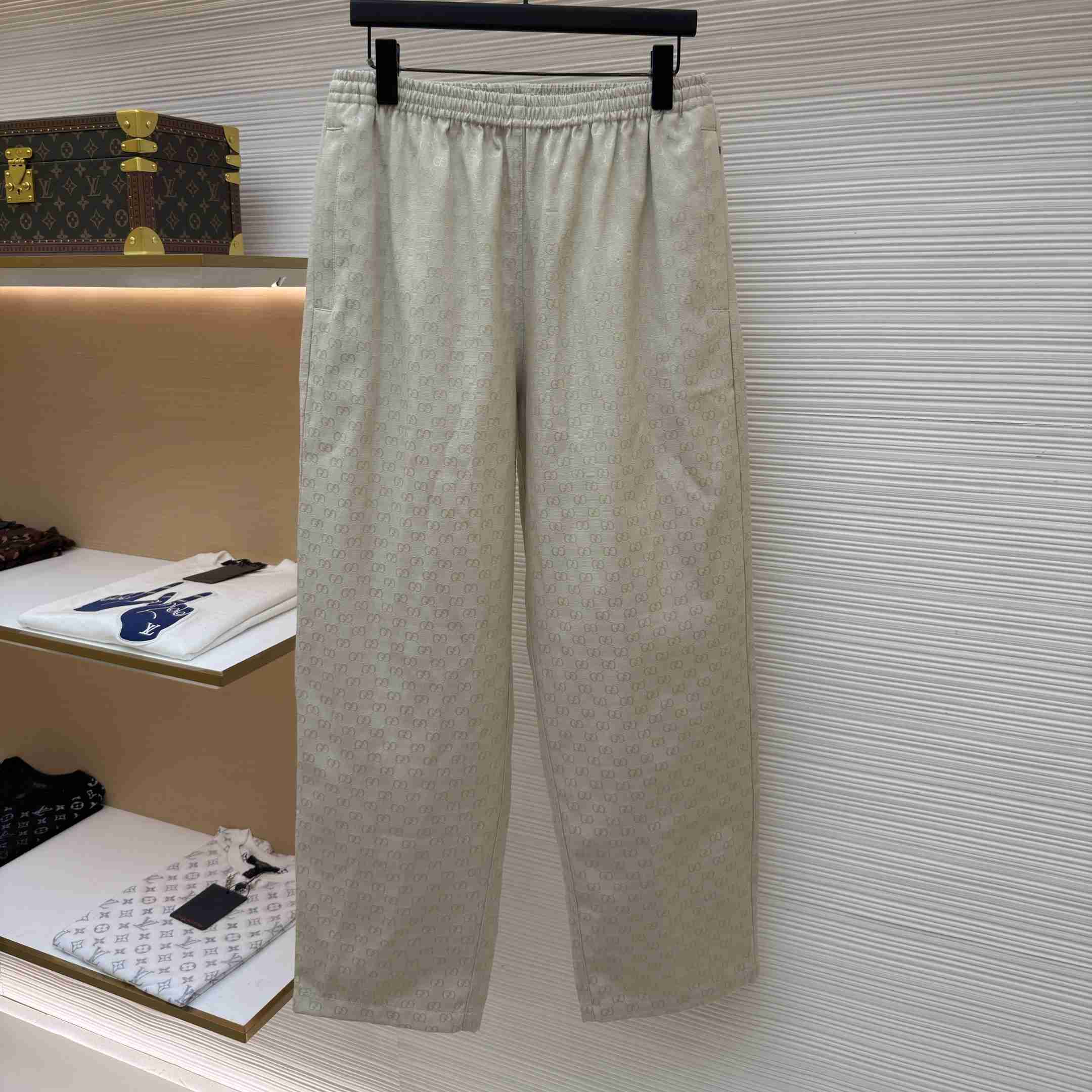 Gucci GG Cotton Canvas Pants - DesignerGu