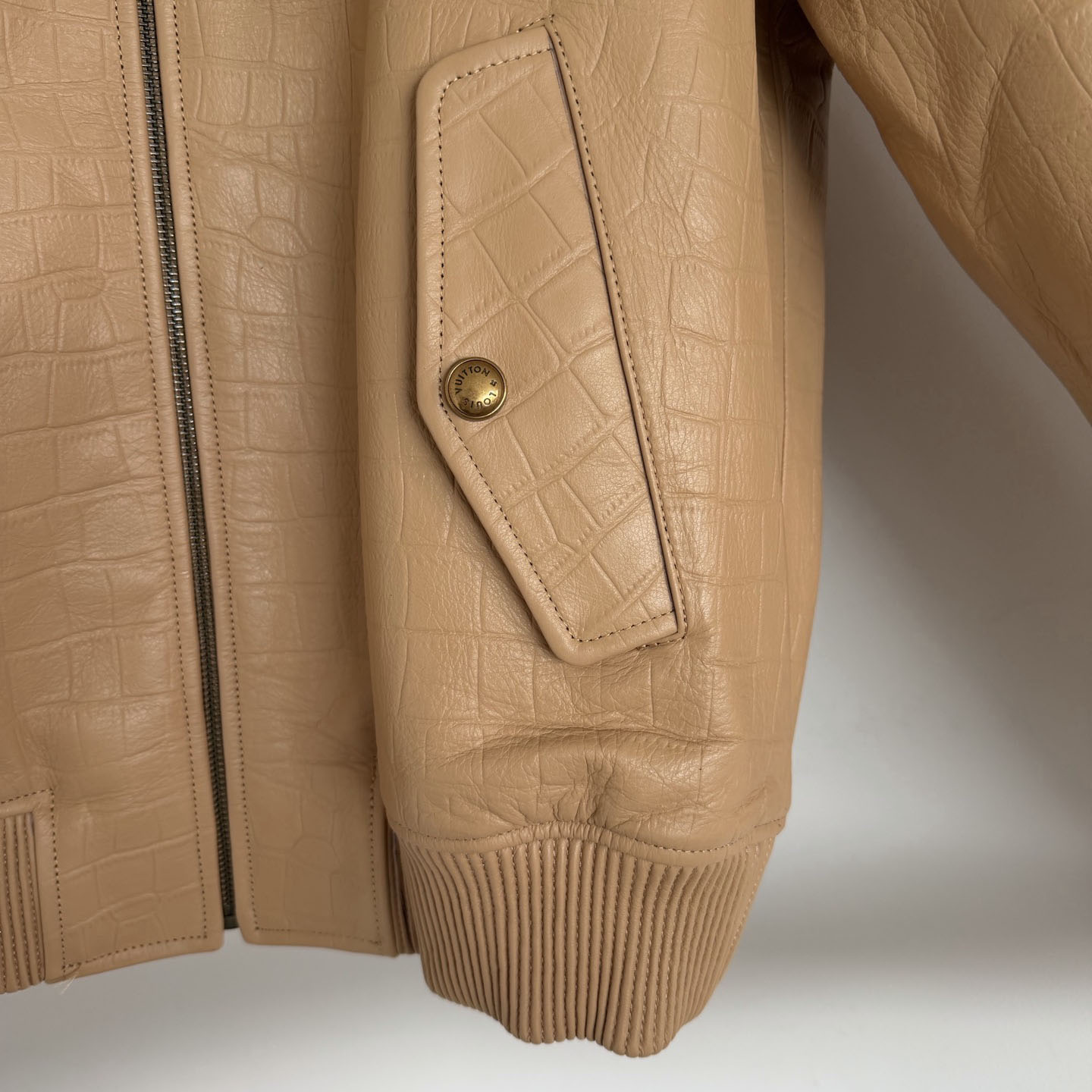 Louis Vuitton Leather Jacket - DesignerGu