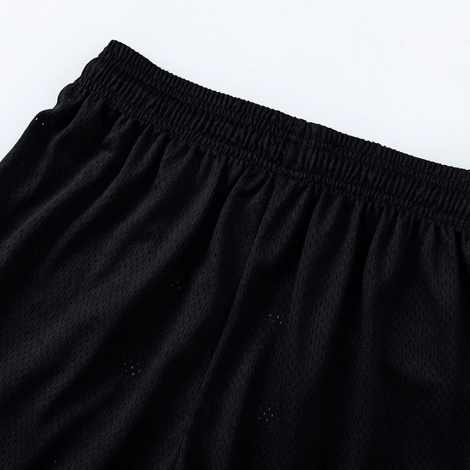 Eric Emanuel EE Basic Lightning Bolt Short 'Black/Yellow/Red' - DesignerGu