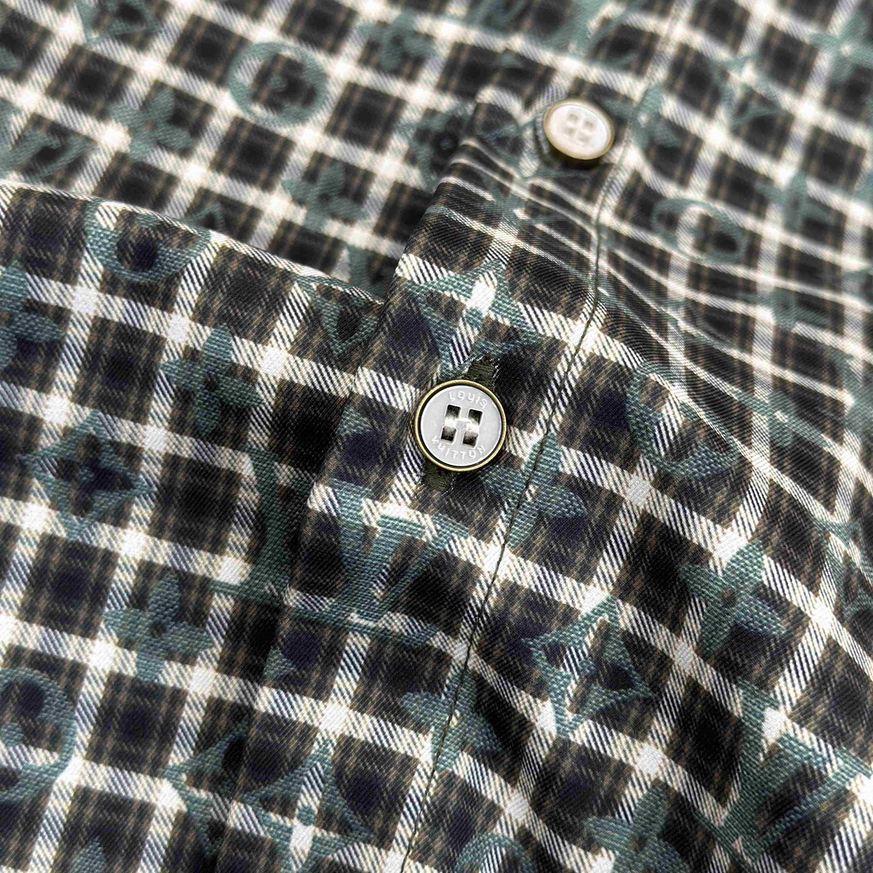 Louis Vuitton Monogram Long-Sleeved Shirt 1AKM1O - DesignerGu