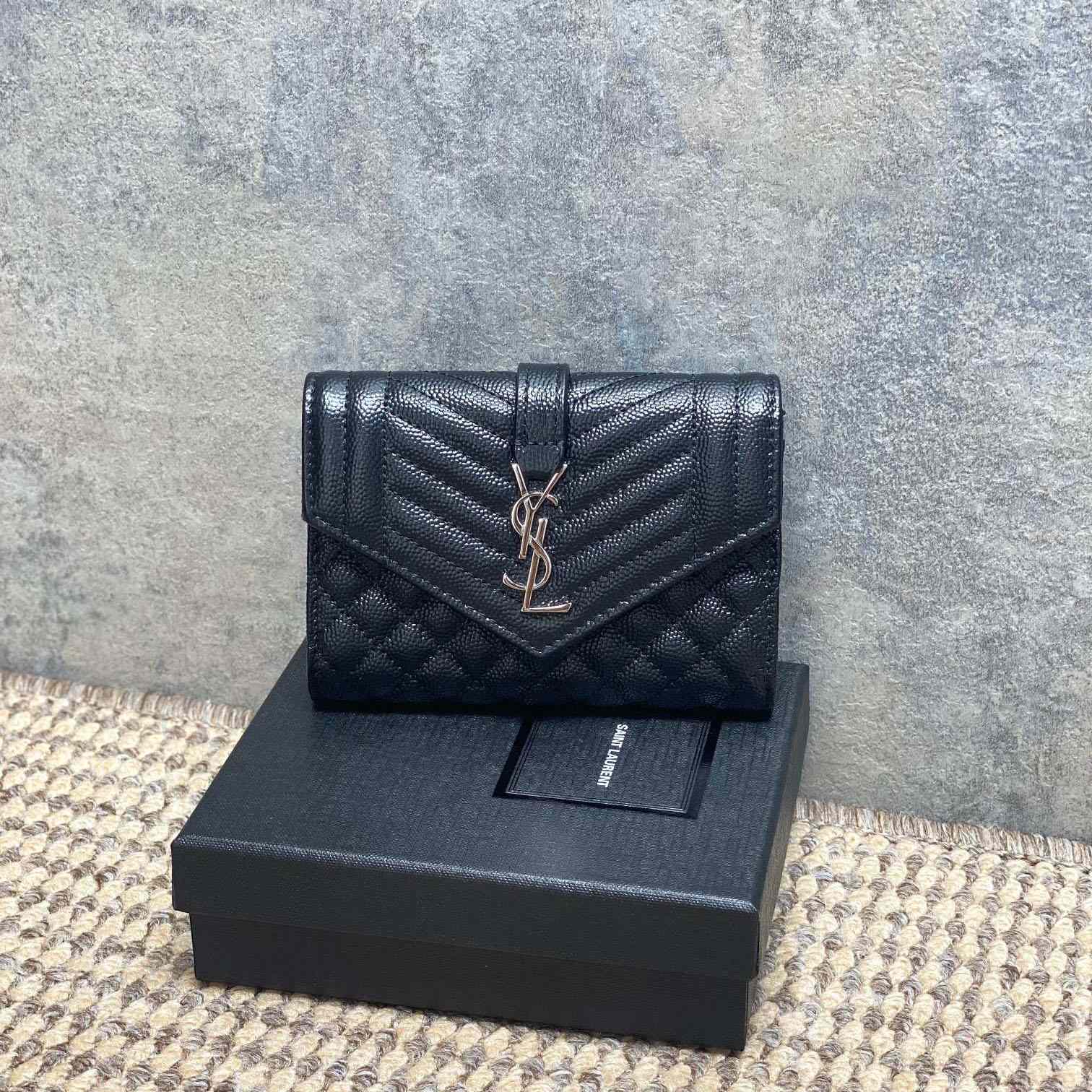 Saint Laurent Small Envelope Wallet - DesignerGu