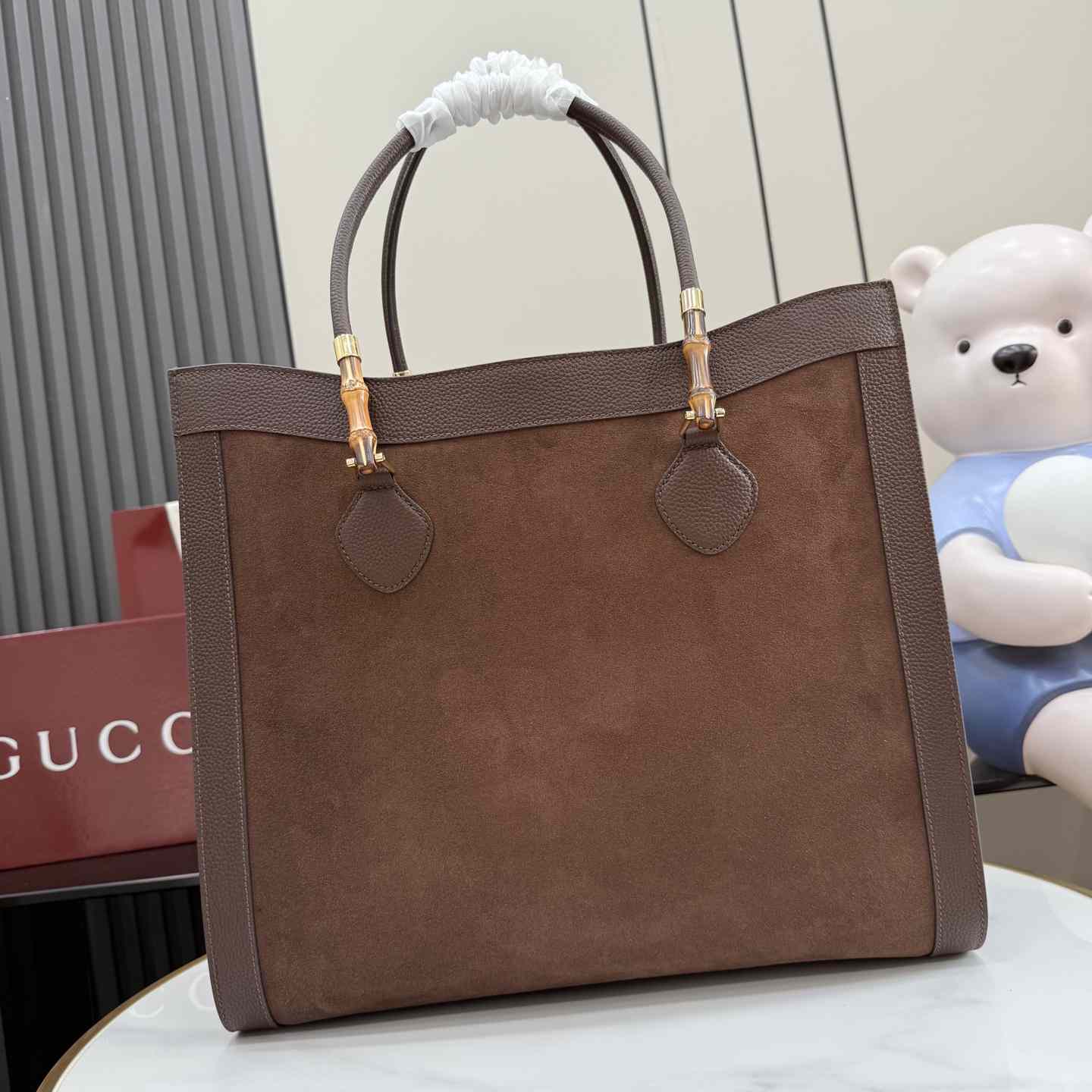 Gucci Bamboo Tote Large Bag A0022V - DesignerGu