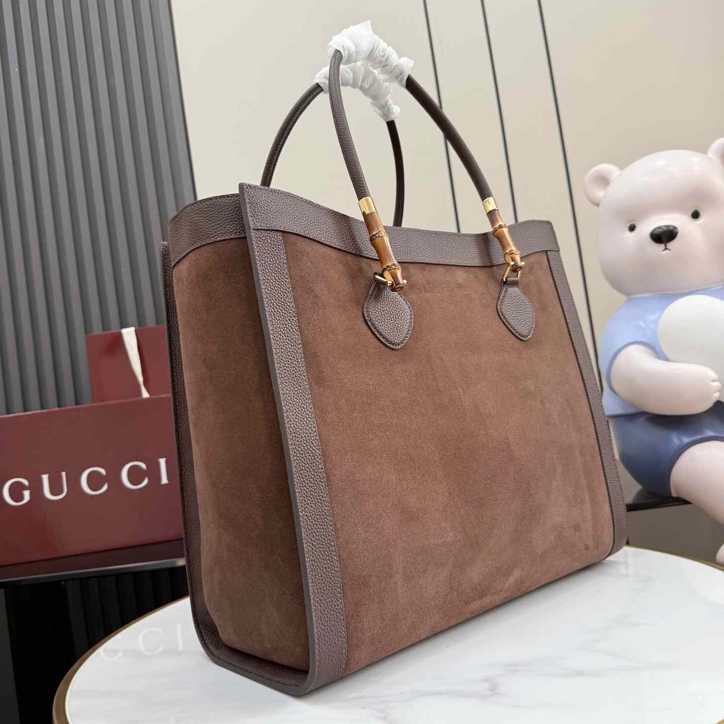 Gucci Bamboo Tote Large Bag A0022V - DesignerGu