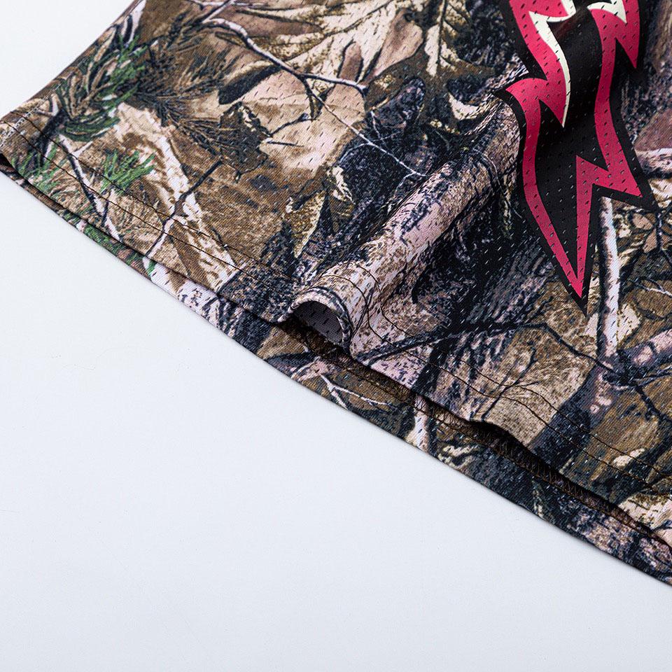 Eric Emanuel EE Basic Short 'Camo/Black/Pink Lightning' - DesignerGu
