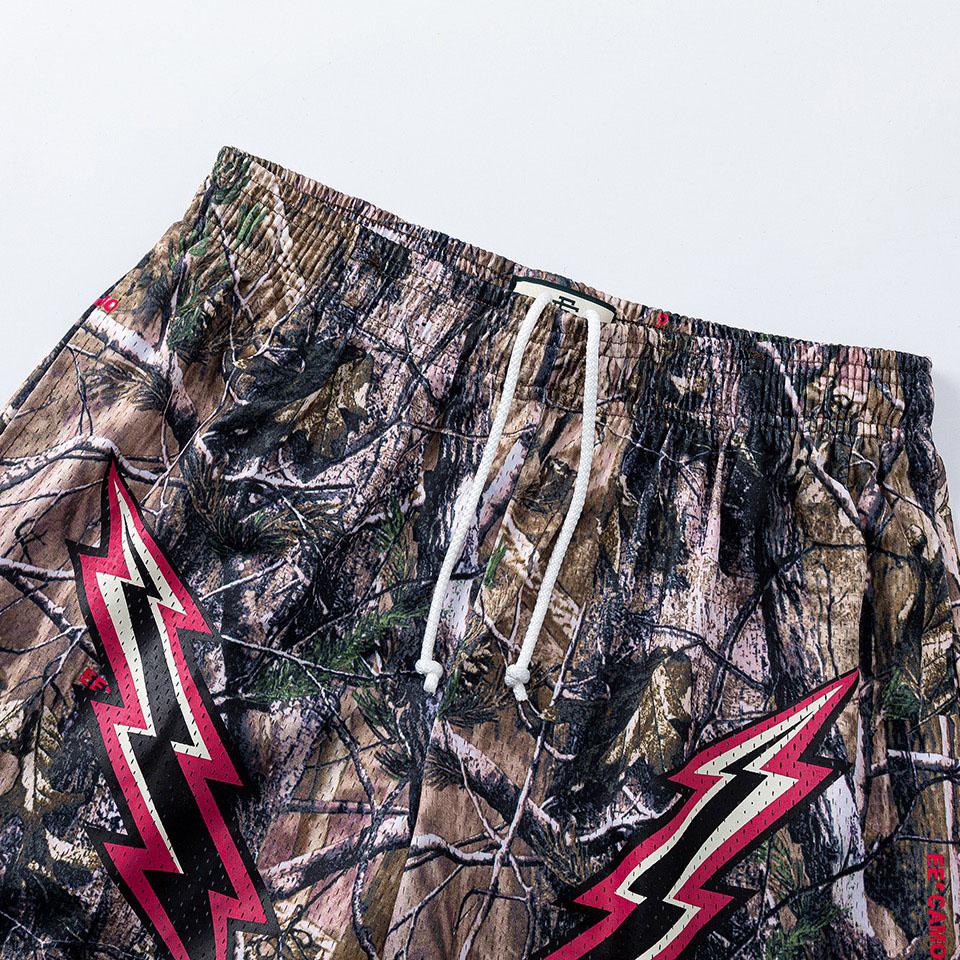 Eric Emanuel EE Basic Short 'Camo/Black/Pink Lightning' - DesignerGu