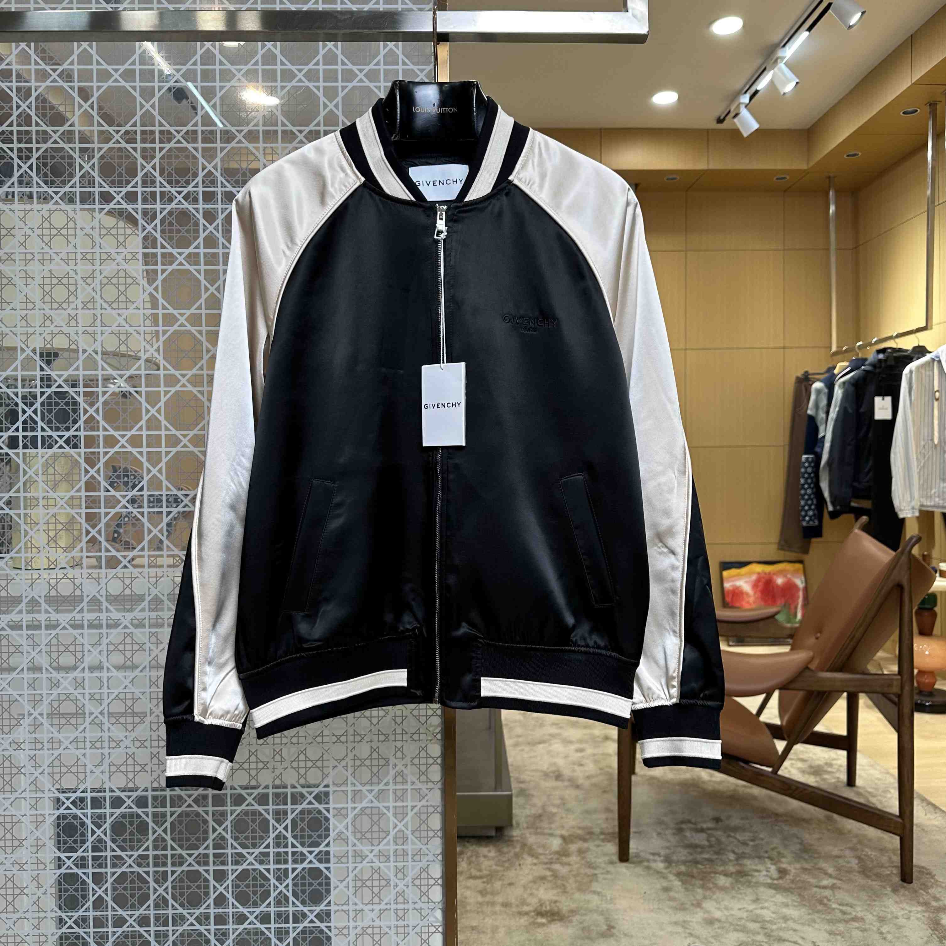 Givenchy Couture Seam Souvenir Jacket With Givenchy Paris Pearls - DesignerGu