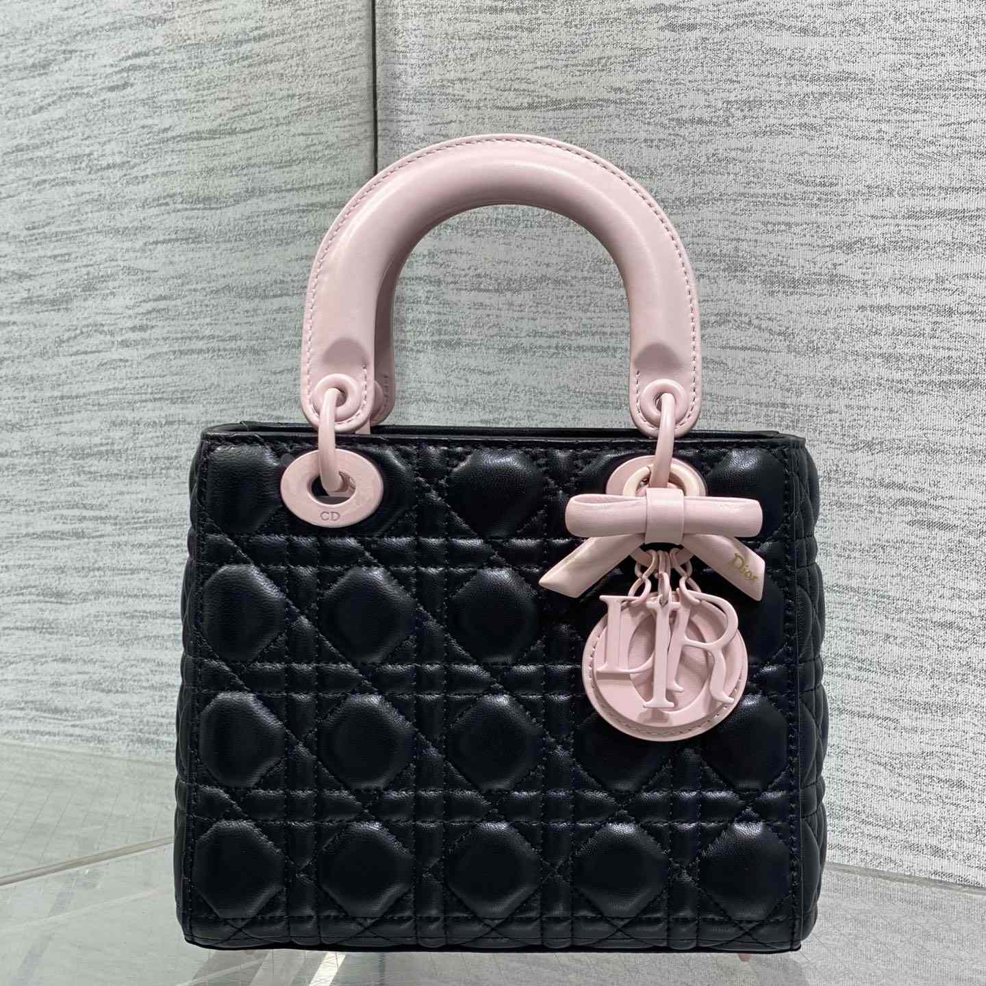 Dior Small Lady Dior Bag With Strap - DesignerGu