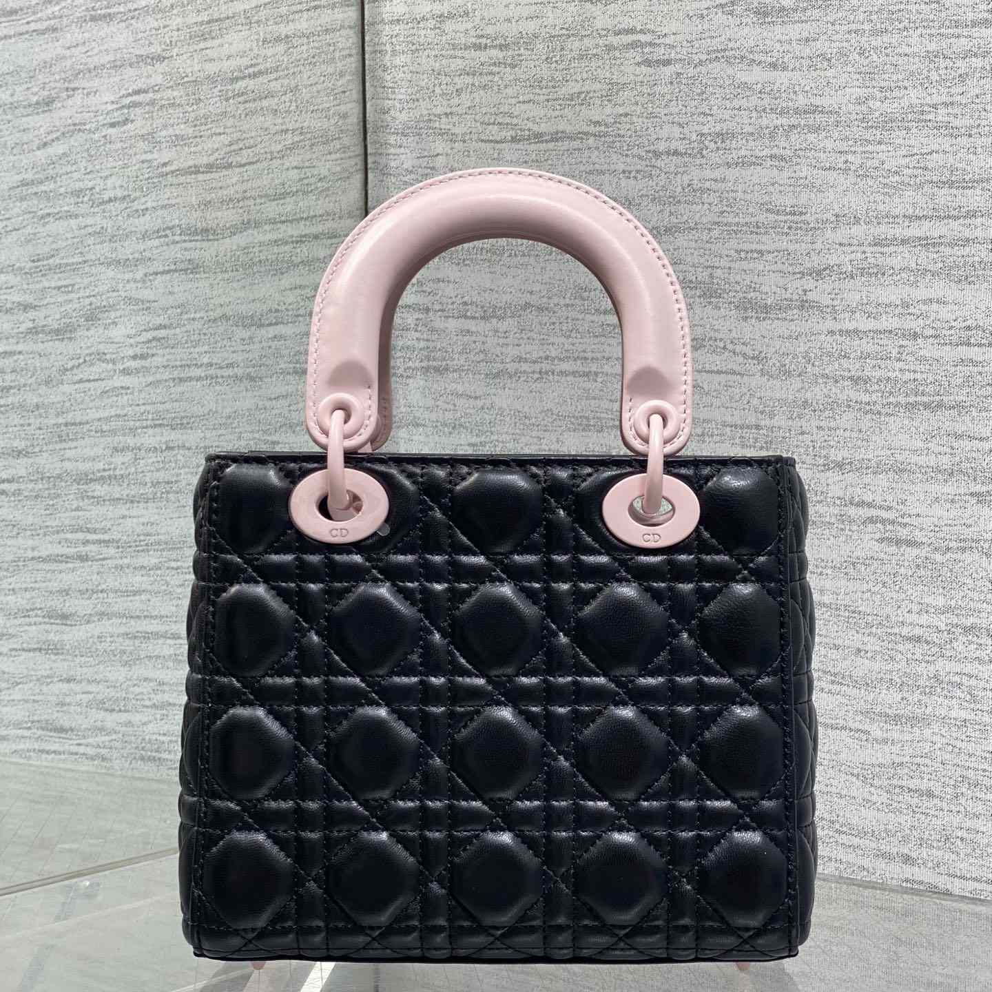 Dior Small Lady Dior Bag With Strap - DesignerGu