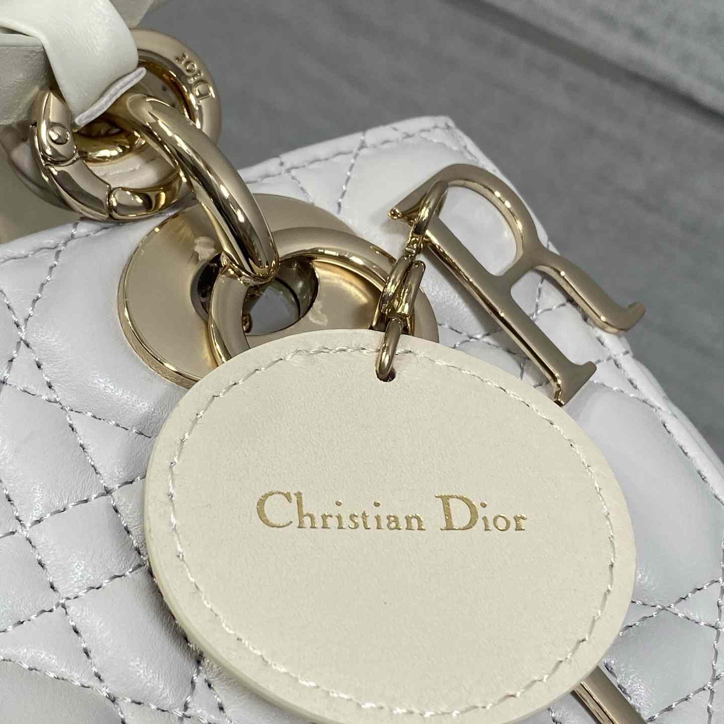 Dior Small Lady Dior Bag With Strap - DesignerGu