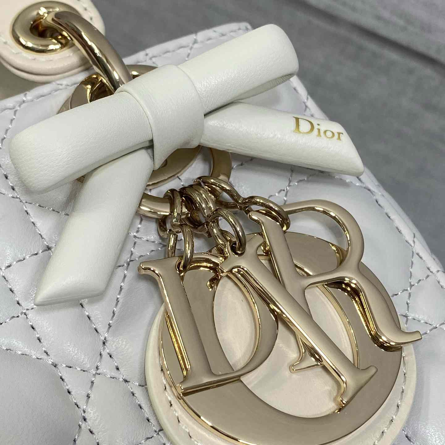 Dior Small Lady Dior Bag With Strap - DesignerGu