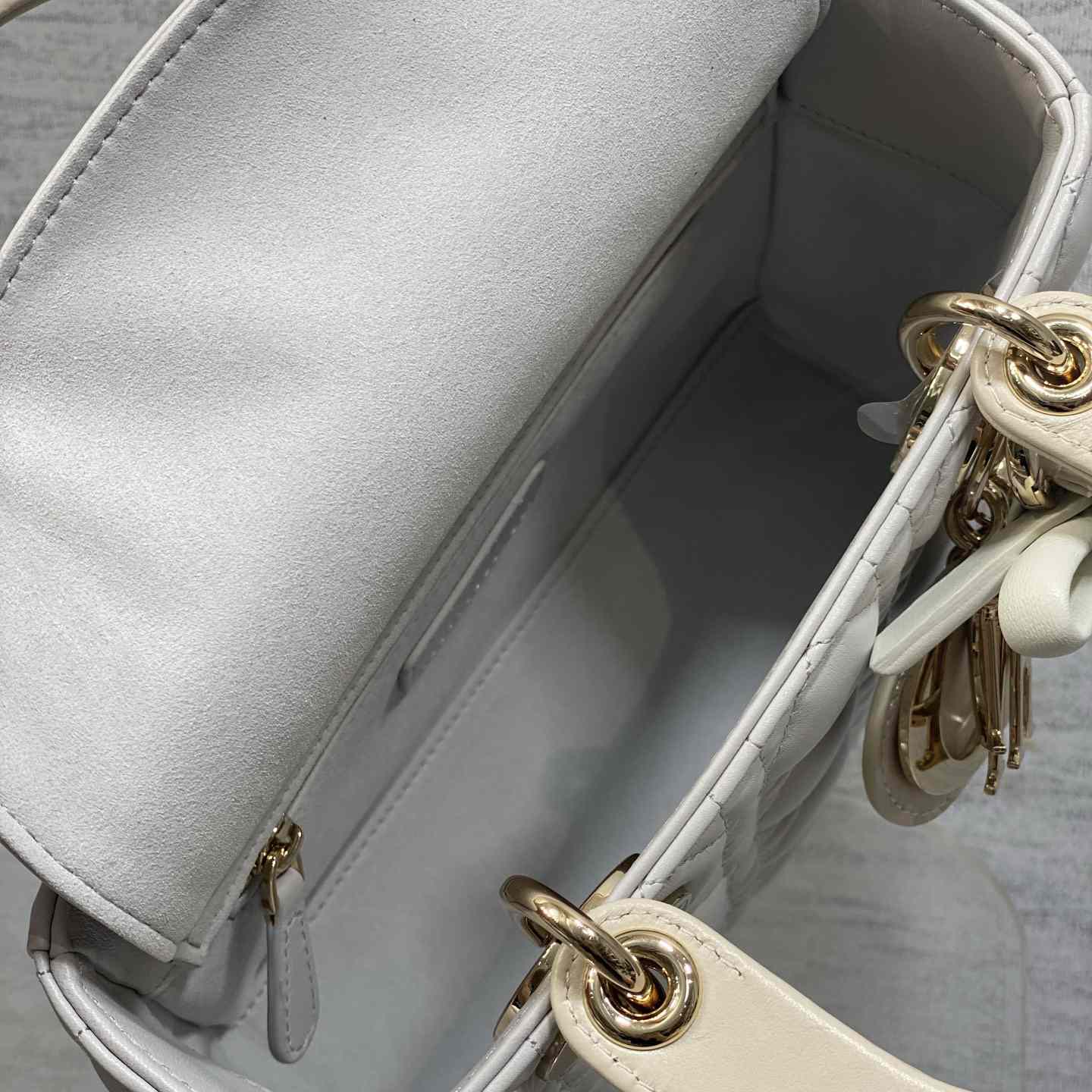Dior Small Lady Dior Bag With Strap - DesignerGu