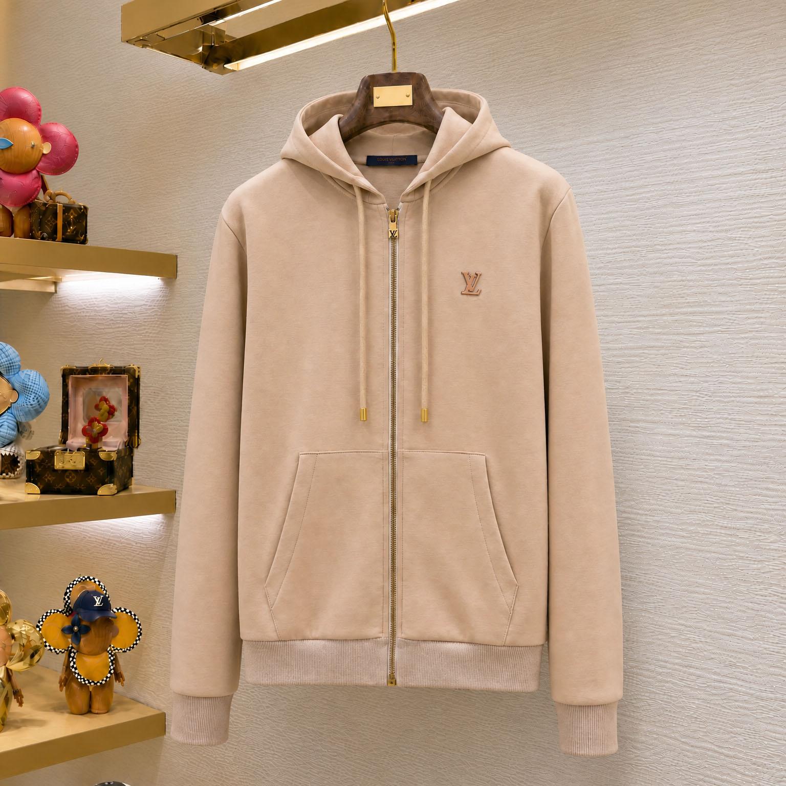 Louis Vuitton LV Signature Zipped Hoodie 1AK7K7 - DesignerGu
