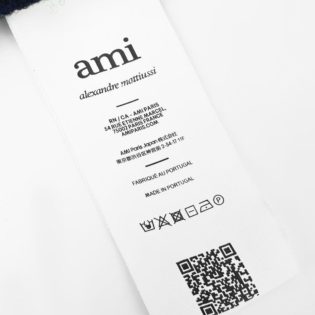 AMI Paris Ami De Coeur Wool Polo Shirt - DesignerGu