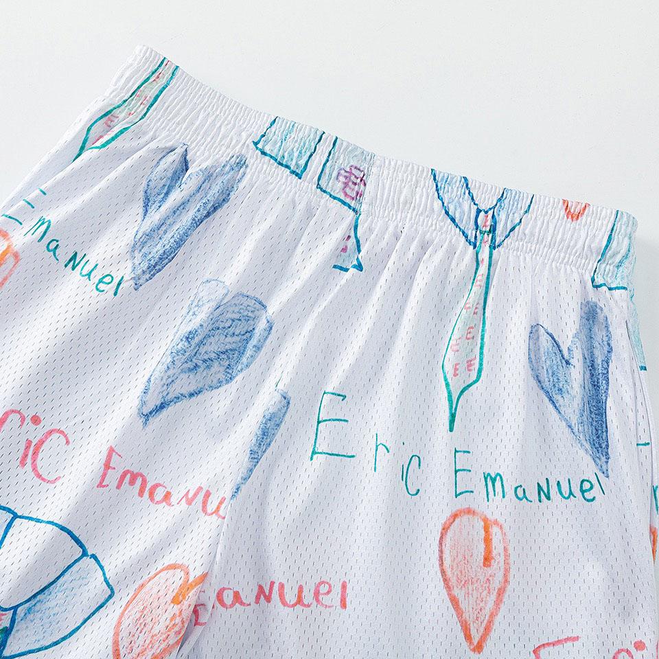 Eric Emanuel Father's Day Print Basic Shorts - DesignerGu