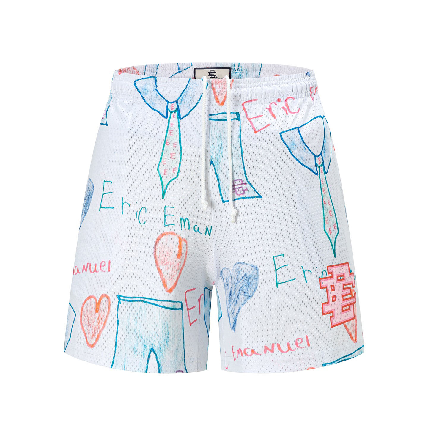 Eric Emanuel Father's Day Print Basic Shorts - DesignerGu
