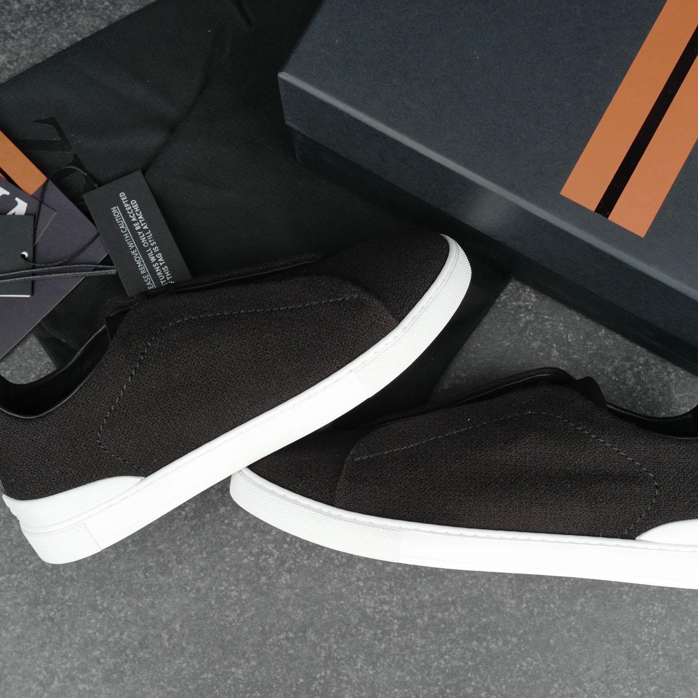 ZEGNA  Triple Stitch™ Oasi Cashmere Sneakers - DesignerGu