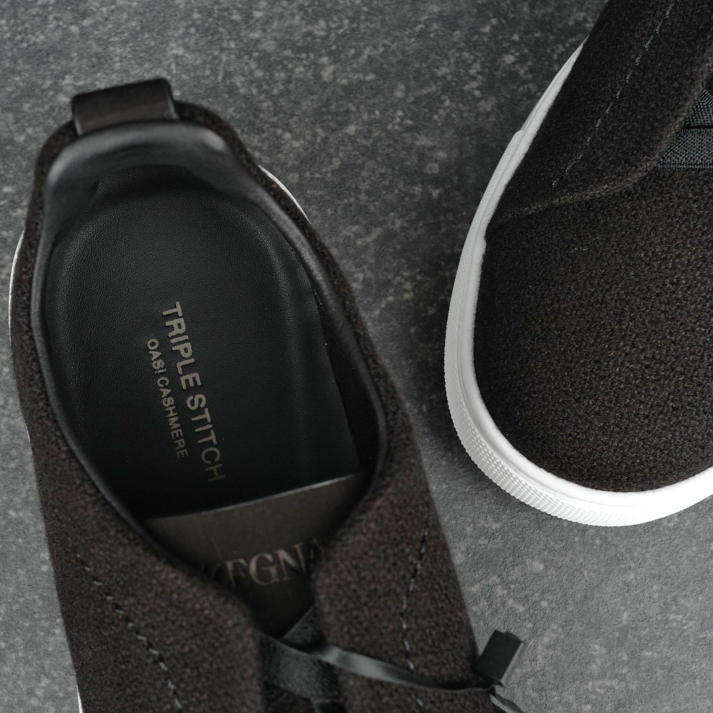 ZEGNA  Triple Stitch™ Oasi Cashmere Sneakers - DesignerGu