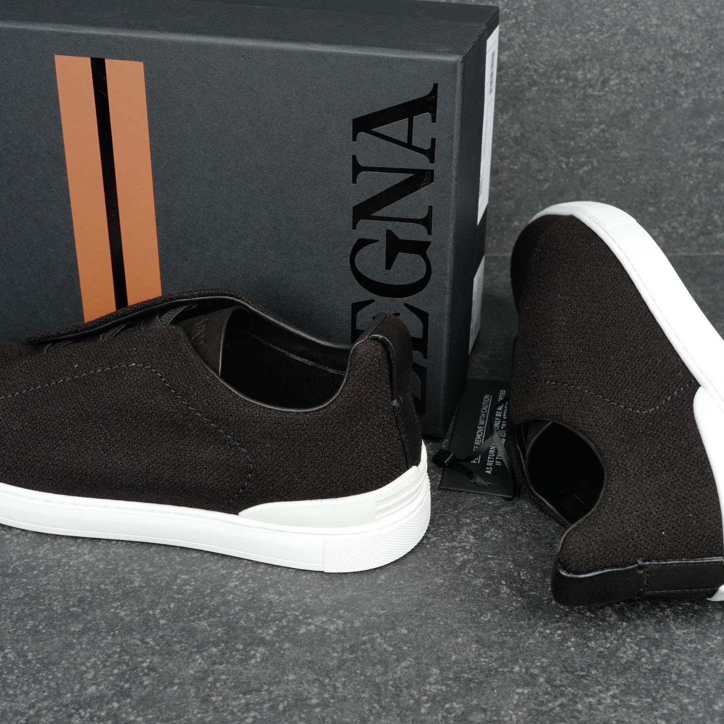 ZEGNA  Triple Stitch™ Oasi Cashmere Sneakers - DesignerGu