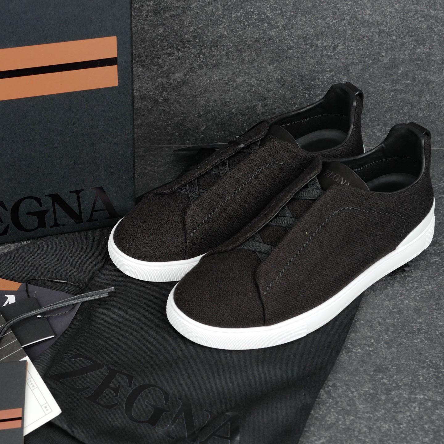 ZEGNA  Triple Stitch™ Oasi Cashmere Sneakers - DesignerGu