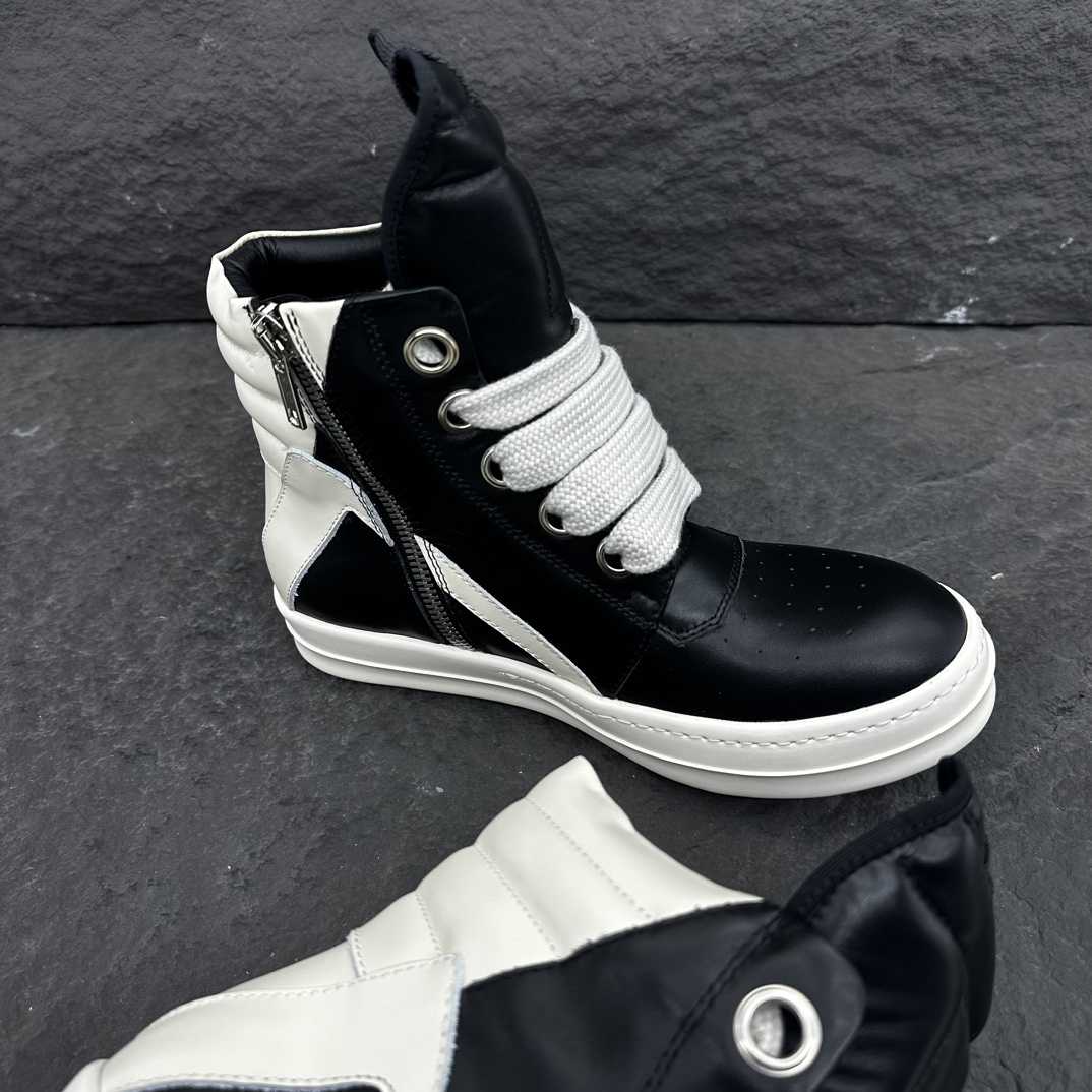 Rick Owens Wmns Geobasket High 'Black Milk' - DesignerGu