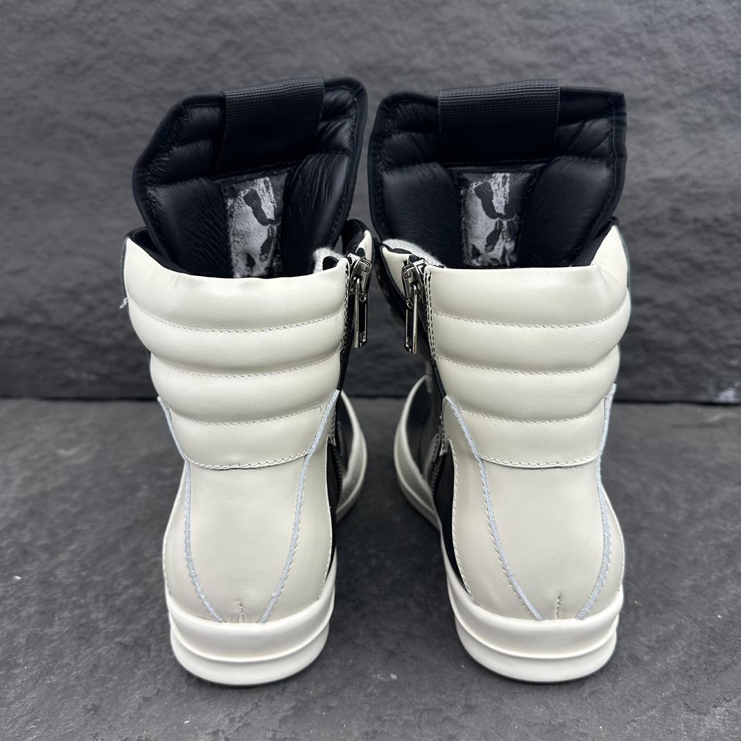 Rick Owens Wmns Geobasket High 'Black Milk' - DesignerGu