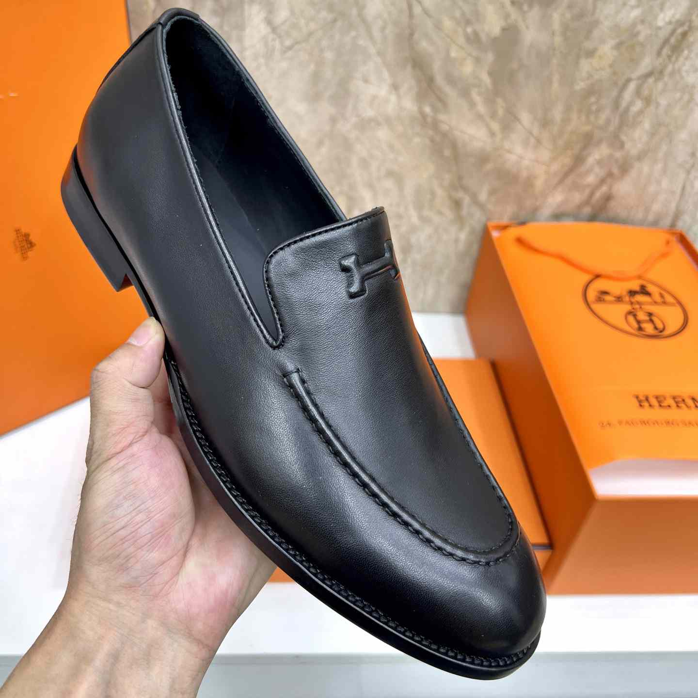 Hermes Newton Loafer - DesignerGu