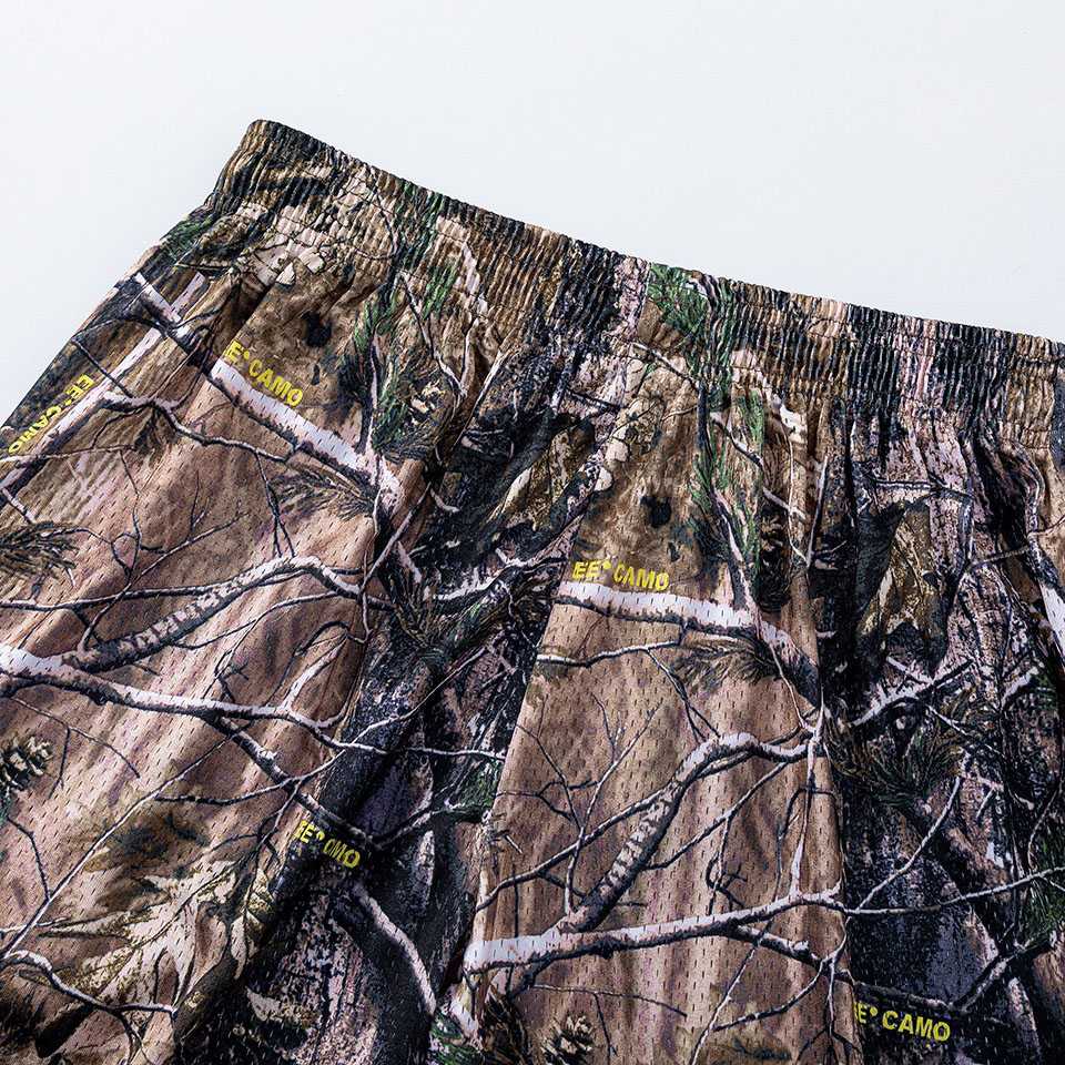 Eric Emanuel EE Basic Tree-Camo Lightning-Bolt Print Shorts - DesignerGu
