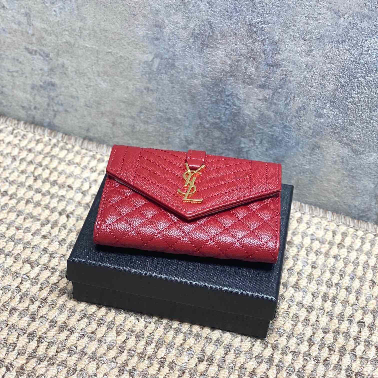 Saint Laurent Small Envelope Wallet - DesignerGu