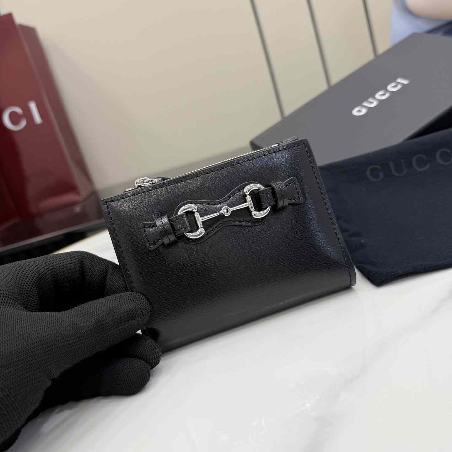 Gucci Small Wallet With Horsebit A006YX - DesignerGu