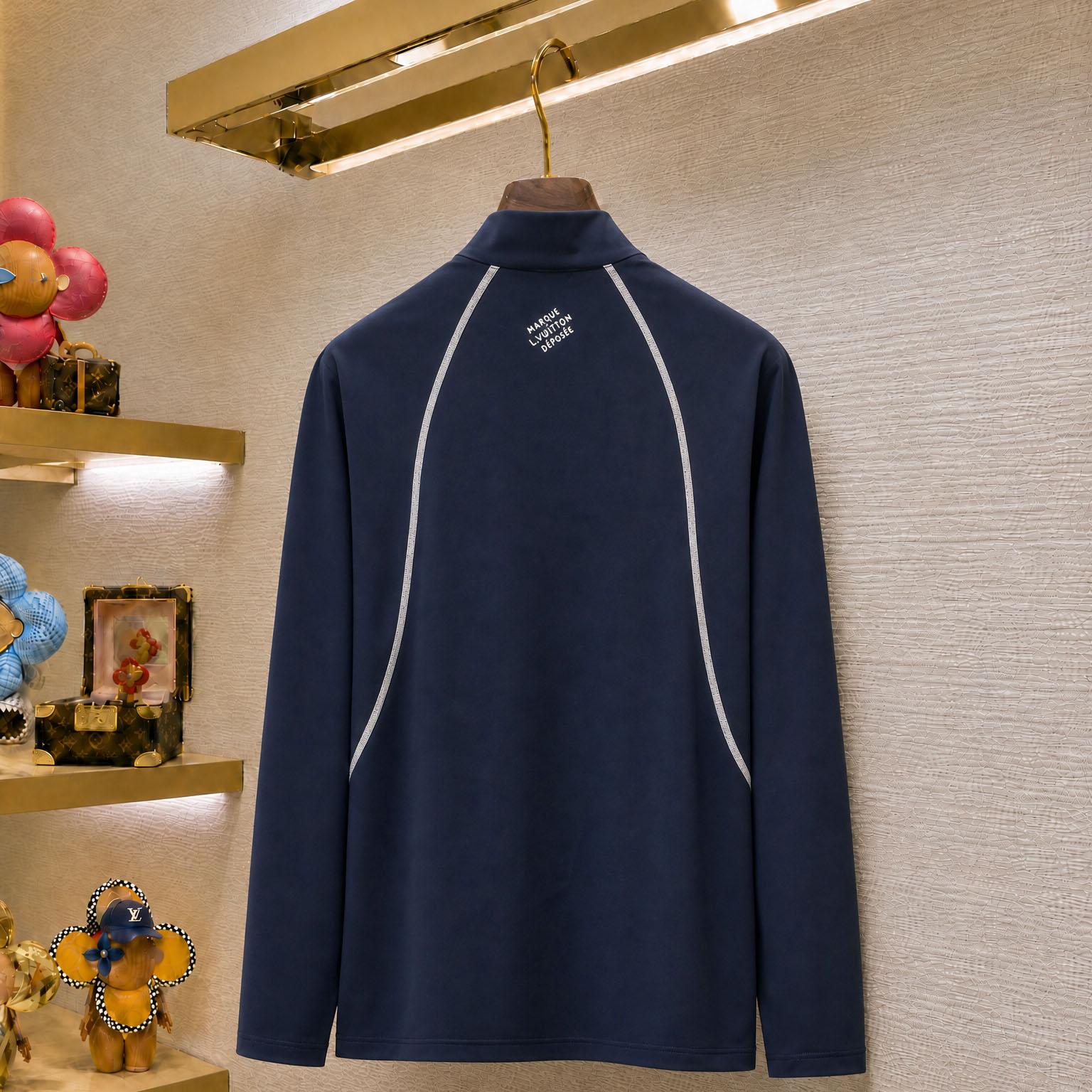 Louis Vuitton Long-Sleeved Technical T-Shirt With Reflective Details - DesignerGu