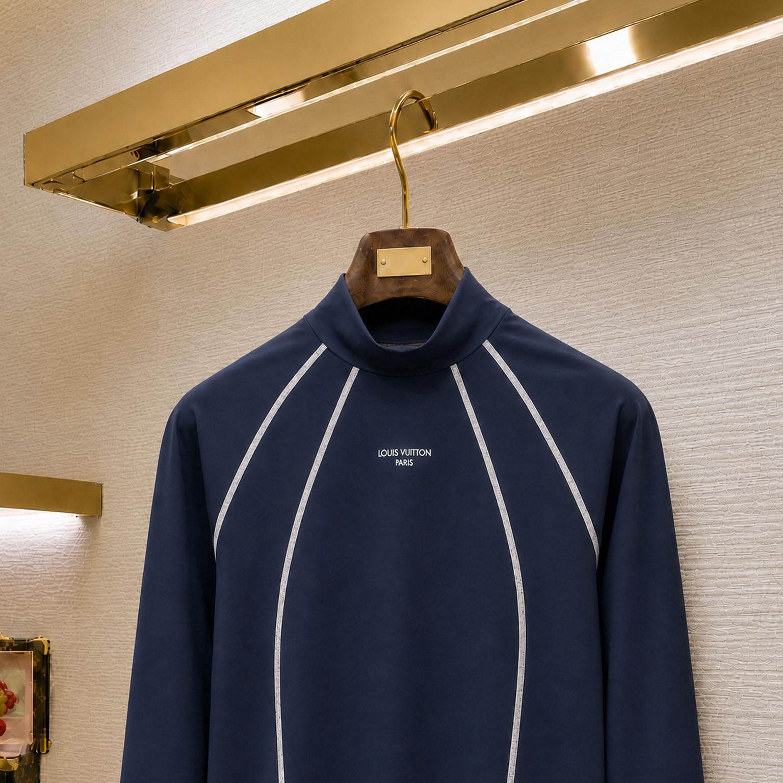 Louis Vuitton Long-Sleeved Technical T-Shirt With Reflective Details - DesignerGu