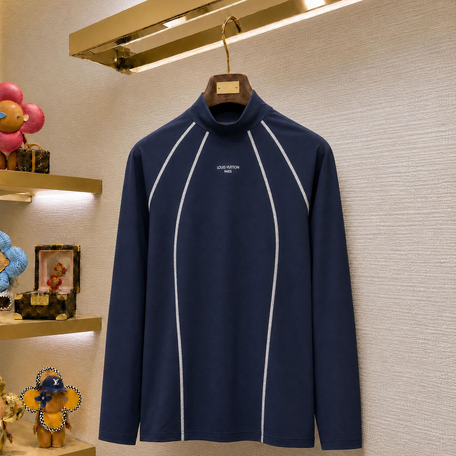 Louis Vuitton Long-Sleeved Technical T-Shirt With Reflective Details - DesignerGu