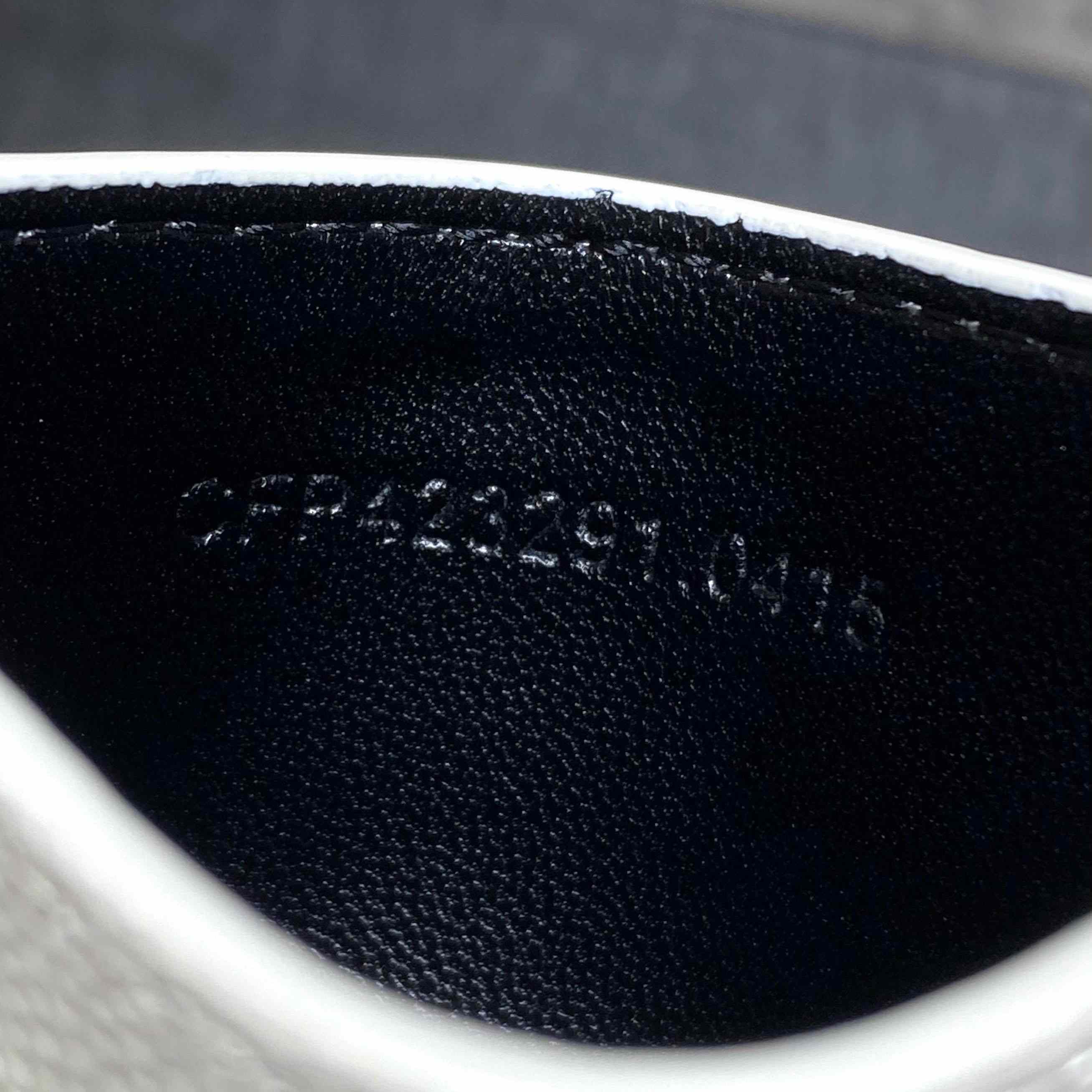 Saint Laurent Cassandre Matelasse Card Case In Grain Dde Poudre Leather - DesignerGu
