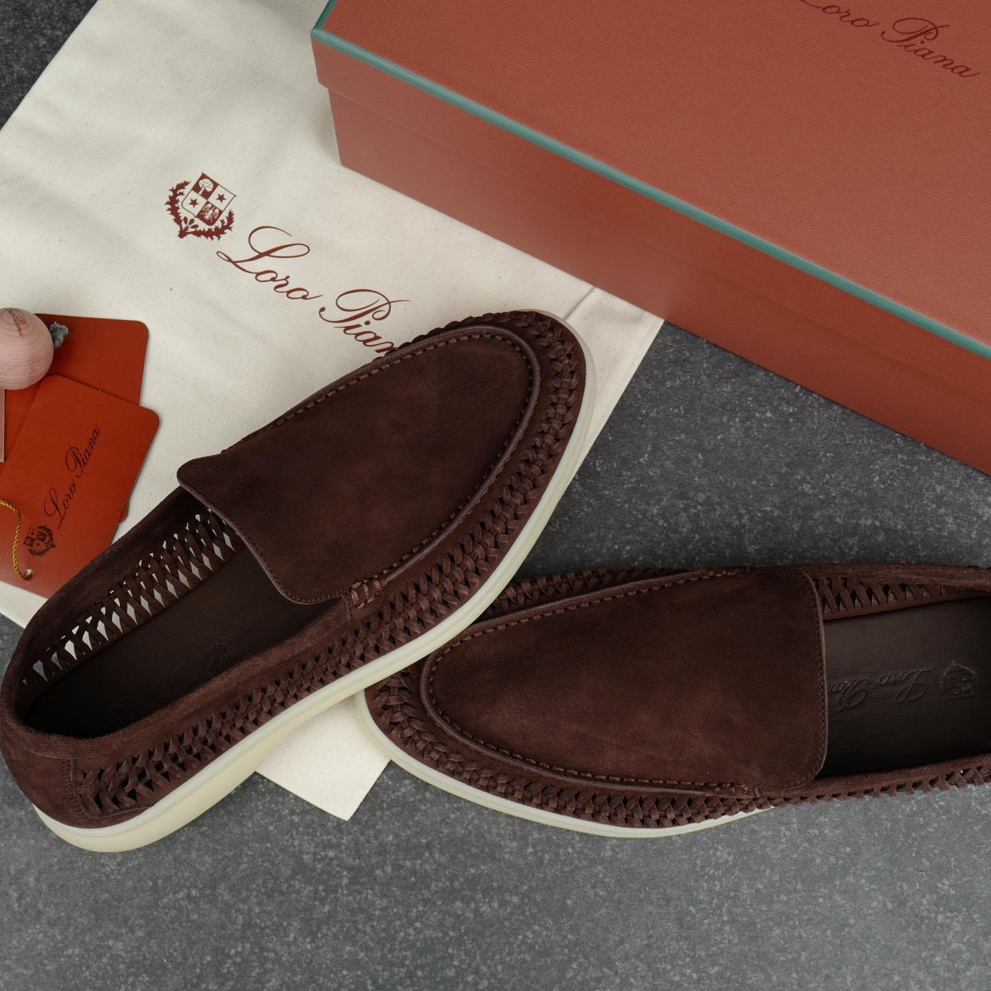  Loro Piana Summer Walk Loafers - DesignerGu