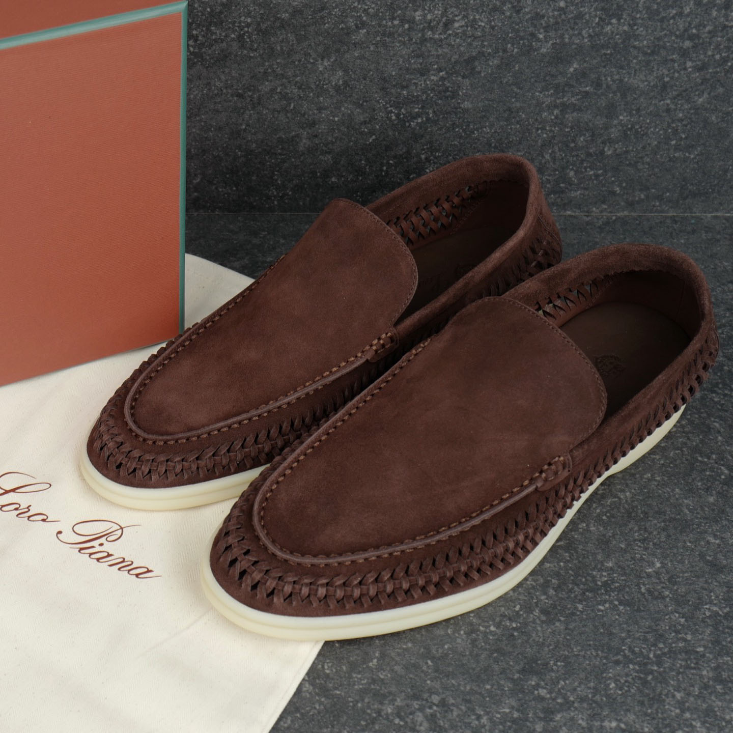  Loro Piana Summer Walk Loafers - DesignerGu