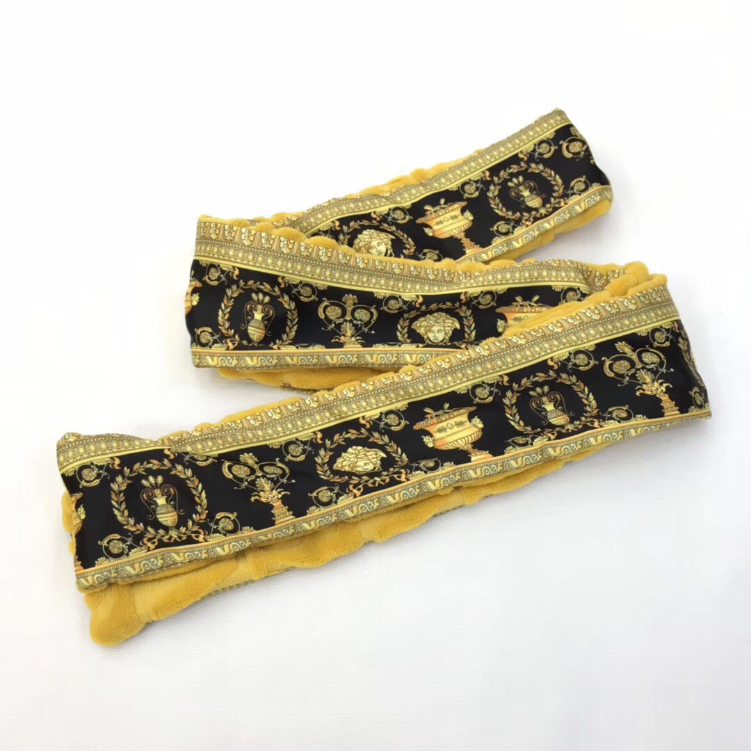 Versace Embroidered Bathrobe Yellow - 