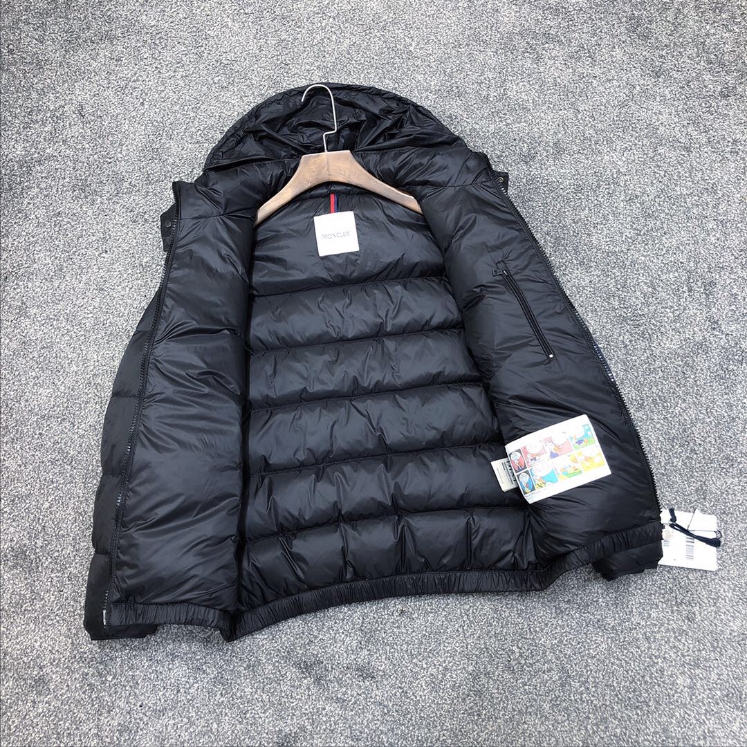 Moncler Black Down Jacket - 