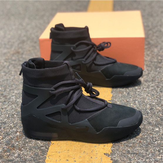 Nike Air Fear Of God 1 " Triple Black " - 